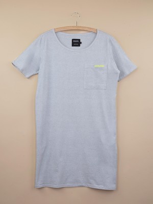 Grey T-shirt Dress Dames from SNURK