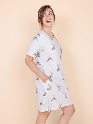 Bunny Bums T-shirt Dress Dames from SNURK