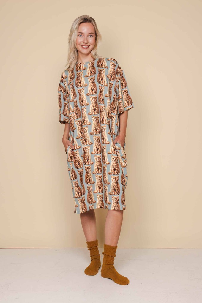 Bowie Relaxed Tee Dress Dames from SNURK