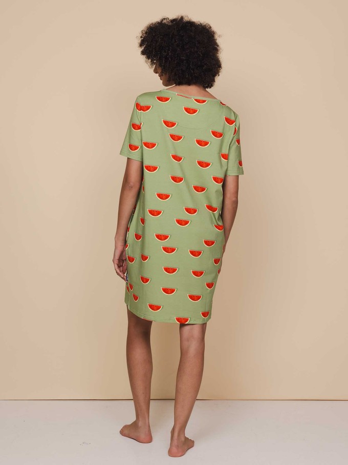 Watermelon T-shirt Dress Dames from SNURK