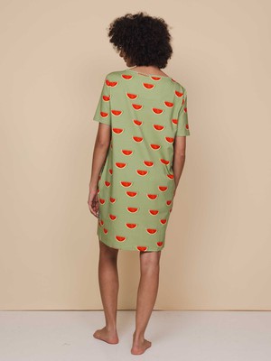 Watermelon T-shirt Dress Dames from SNURK