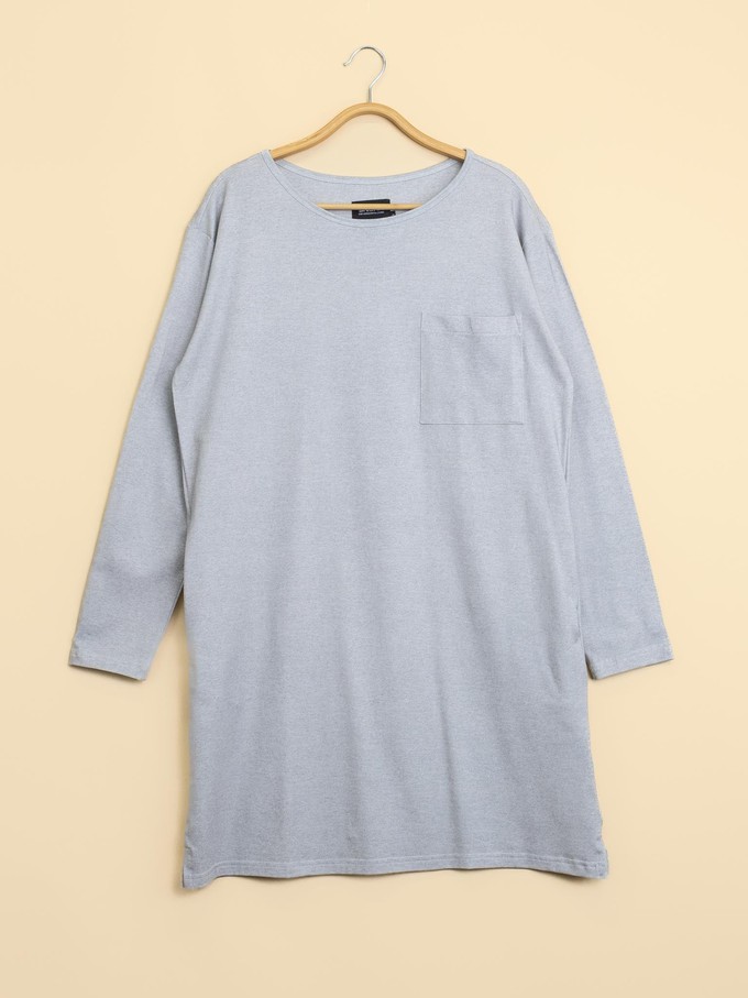 Slow Grey Long Sleeve Dress Dames from SNURK