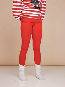Coral Red Legging Kids via SNURK