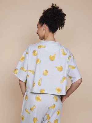 Chips Cropped T-shirt Dames from SNURK