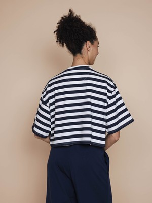 Pierre Cropped T-Shirt en Wijde broek set Dames from SNURK