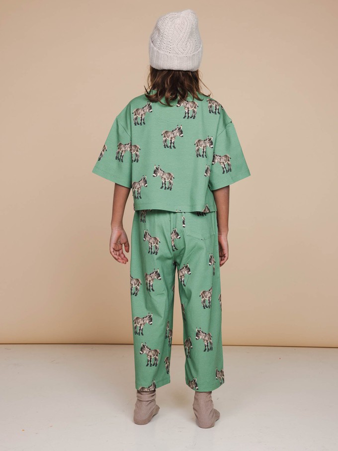 Donkeys Cropped T-shirt en Wijde broek set Kids from SNURK