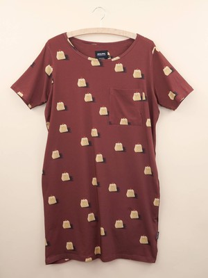 Sandy Castles T-shirt Dress Dames from SNURK
