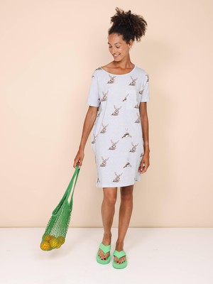Bunny Bums T-shirt Dress Dames from SNURK