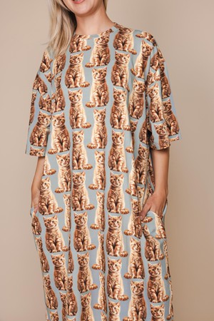 Bowie Relaxed Tee Dress Dames from SNURK