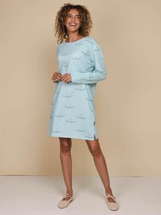 Indische Waterlelies Long Sleeve Dress Dames via SNURK