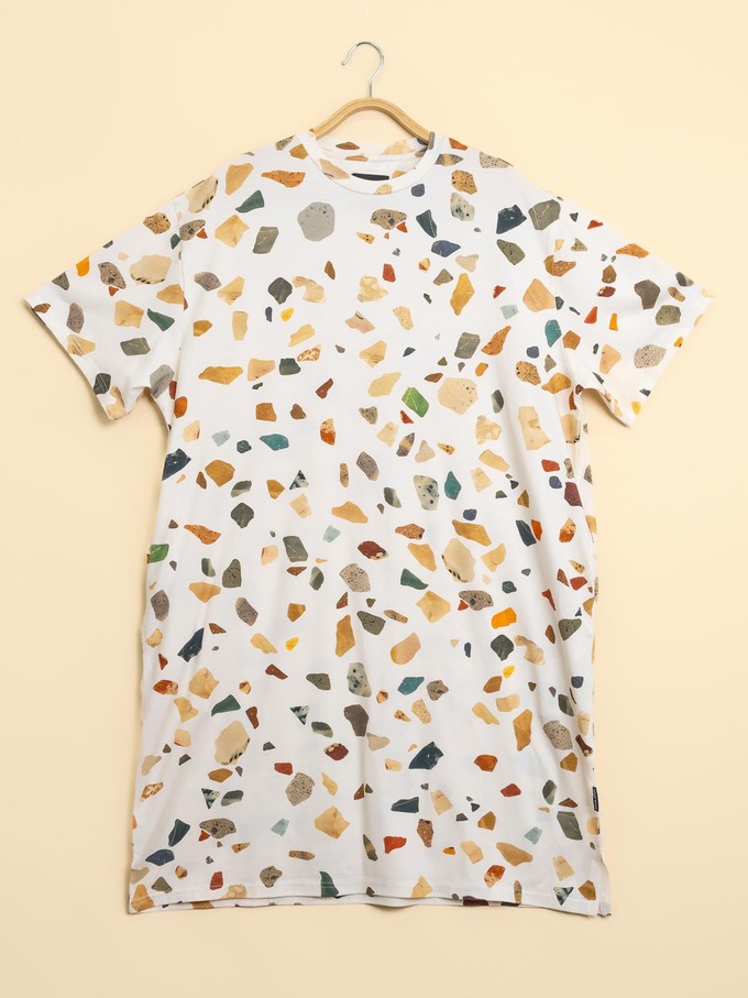 Terrazzo Relaxed Tee Dress Dames from SNURK