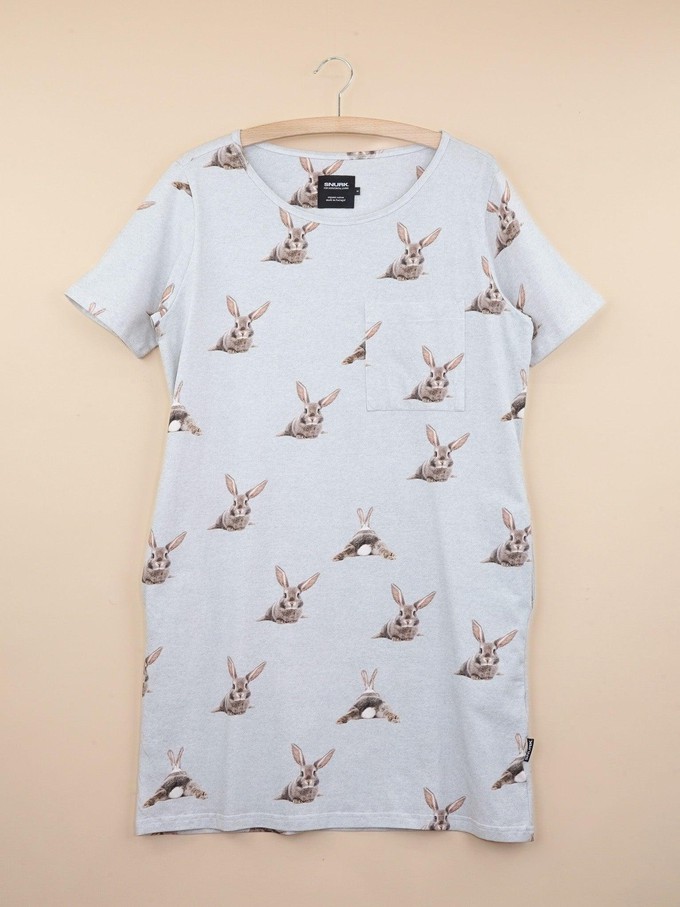 Bunny Bums T-shirt Dress Dames from SNURK
