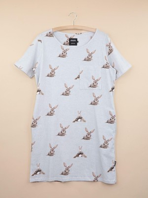 Bunny Bums T-shirt Dress Dames from SNURK