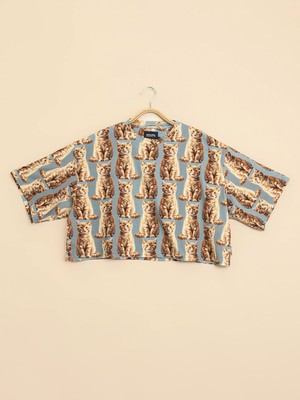 Bowie Cropped T-shirt Dames from SNURK