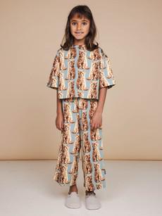 Bowie Cropped T-shirt en Wijde broek set Kids via SNURK