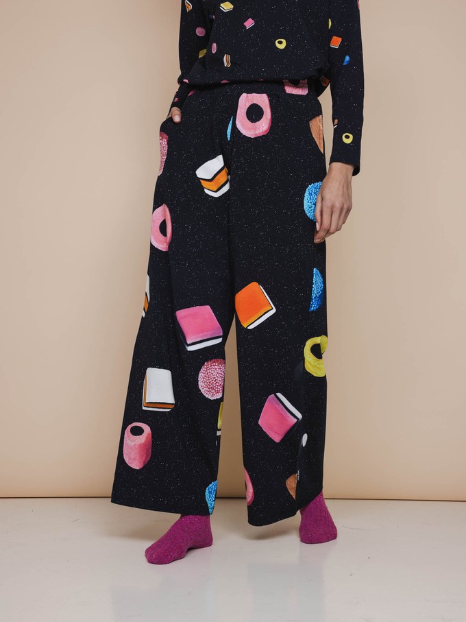 Drop It Long Sleeve T-shirt en Wijde broek set Dames from SNURK