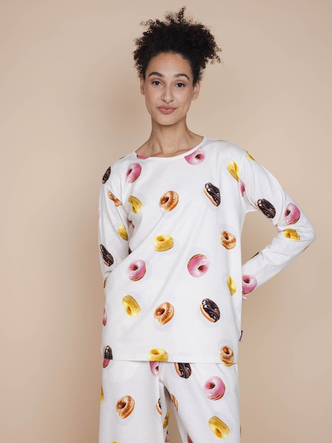 Donuts Long Sleeve T-shirt Dames from SNURK