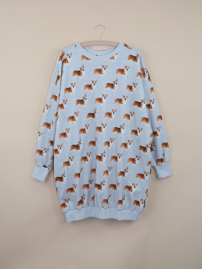 Corgi Time Sweater Dress Dames from SNURK