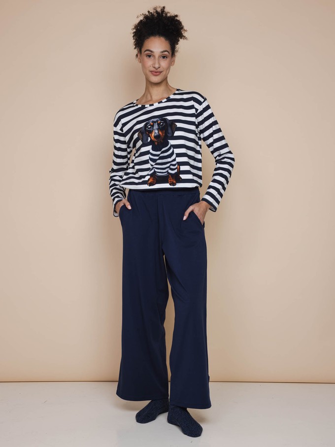Pierre Long Sleeve T-shirt en Wijde broek set Dames from SNURK
