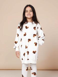 Squirrels Sweater Dress Kids via SNURK