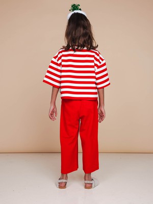 Pierre Xmas Cropped T-shirt en Wijde broek set Kids from SNURK
