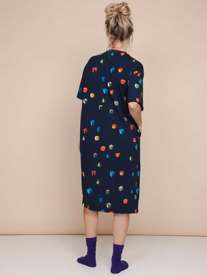 Building Blocks Relaxed Tee Dress Dames from SNURK
