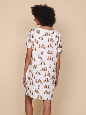 Meerkats T-shirt Dress Dames from SNURK