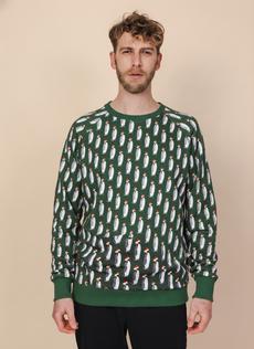 Penguin Xmas Party Sweater Heren via SNURK