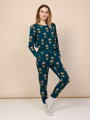 Hot Choco All Over Sweater Dames from SNURK