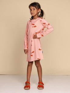Rode Schoentjes Long Sleeve Dress Kids via SNURK