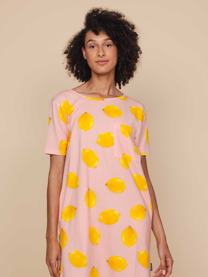 Lemon T-shirt Dress Dames from SNURK