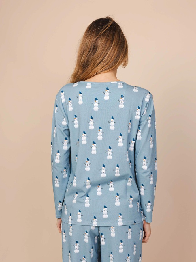 Mr Snowman Long Sleeve T-shirt Dames from SNURK