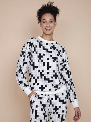 Crossword Sweater en Broek set Unisex from SNURK