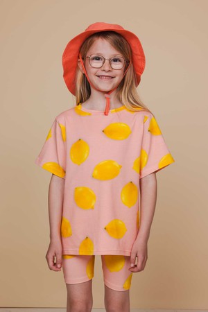 Lemon T-shirt en Bikershorts set Kids from SNURK