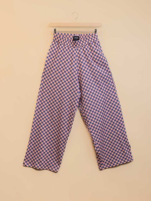Check Topje en Wijde broek set Dames from SNURK