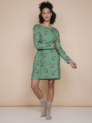 Donkeys Long Sleeve Dress Dames from SNURK