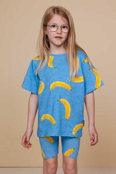Banana Blue T-shirt en Bikershorts set Kids via SNURK