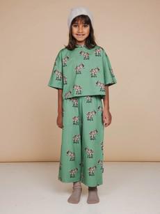 Donkeys Cropped T-shirt en Wijde broek set Kids via SNURK