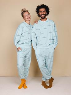 Indische Waterlelies Sweater en Broek set Unisex via SNURK