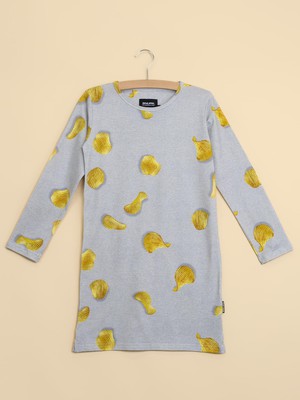 Chips Long Sleeve Dress Kids from SNURK