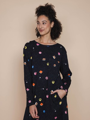 Drop It Long Sleeve Dress Dames from SNURK