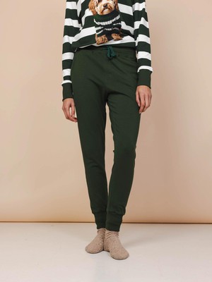 Dark Green Broek Regular from SNURK