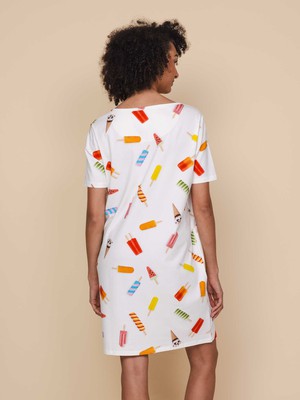 Popsicles T-shirt Dress Dames from SNURK
