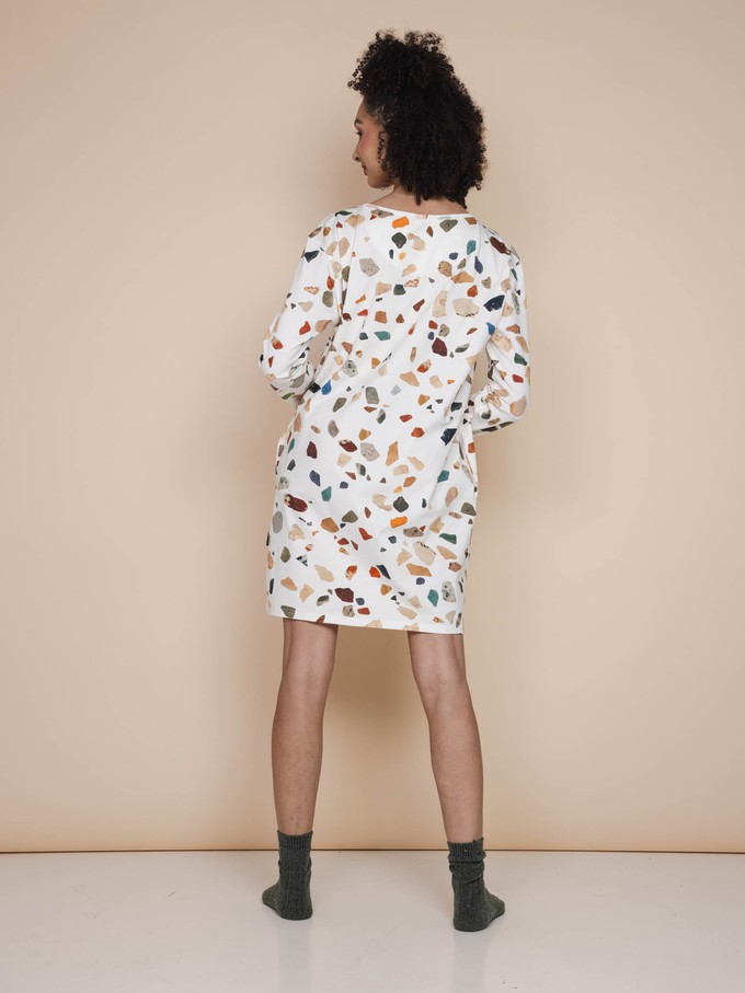Terrazzo Long Sleeve Dress Dames from SNURK
