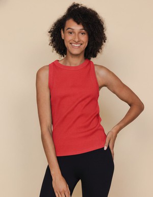 Coral Red Tanktop Dames from SNURK