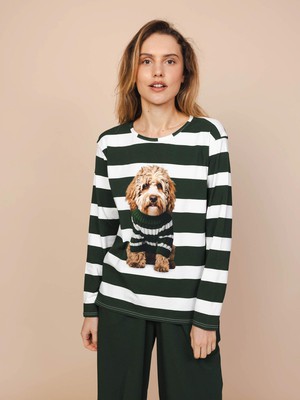 Labradoodle Long Sleeve T-shirt Dames from SNURK