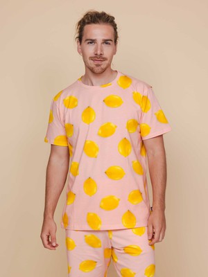 Lemon T-shirt en Shorts set Heren from SNURK
