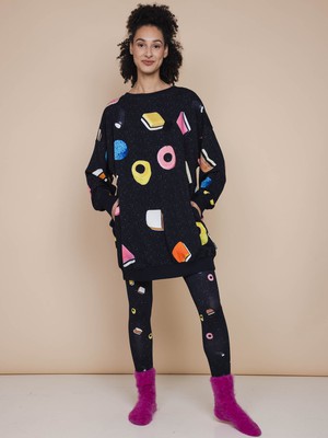 Drop It Sweater Dress en Legging set Dames from SNURK