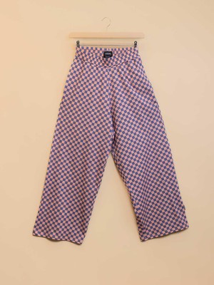 Check Wijde broek Dames from SNURK