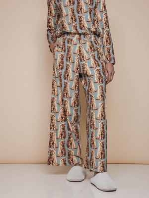 Bowie Cropped T-shirt en Wijde broek set Dames from SNURK